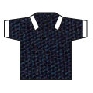 Deep Navy  White cuello rayado